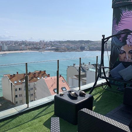 Apartamento Vistas Coruna 3 Habitaciones A Coruna Bagian luar foto