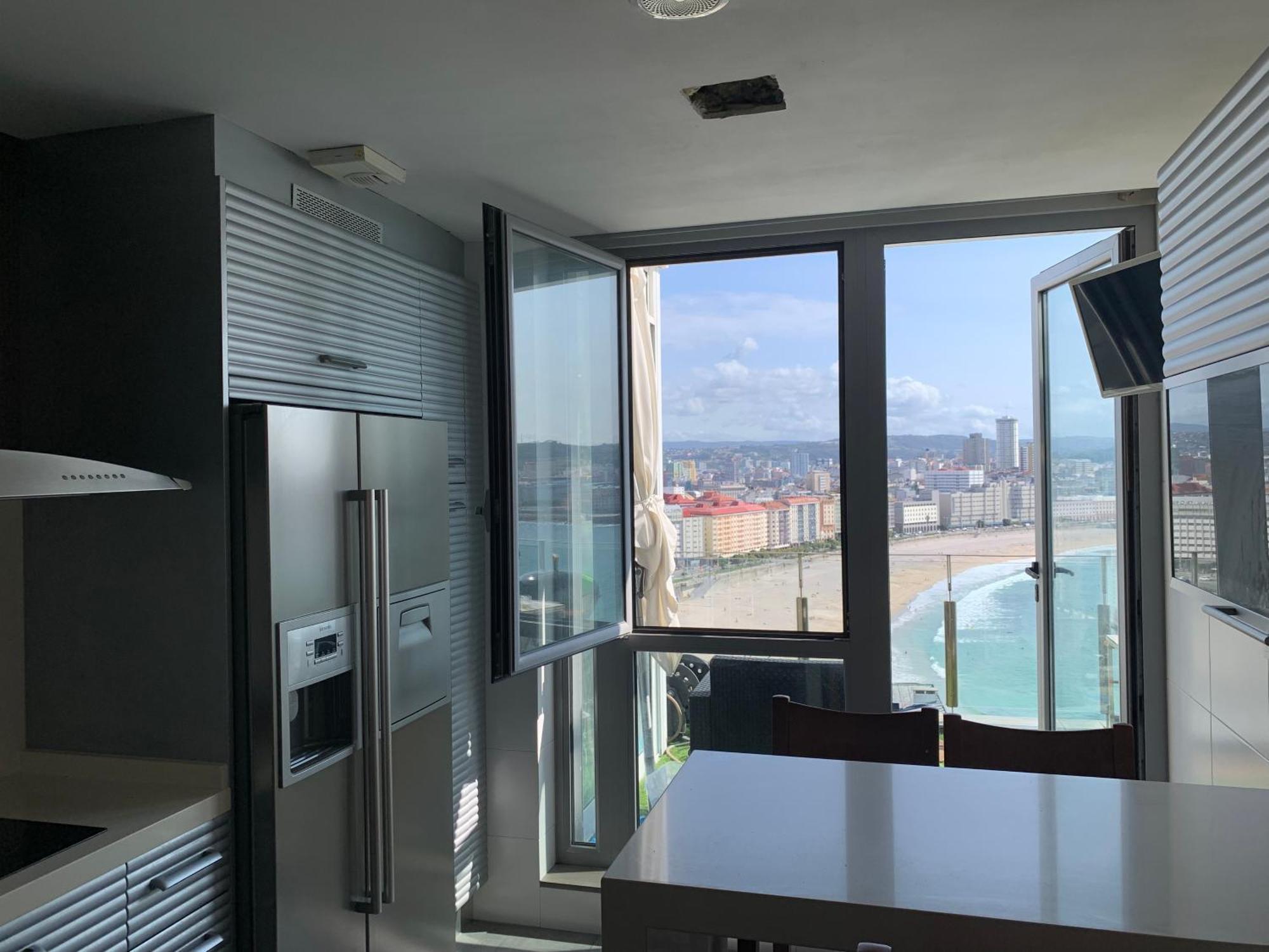 Apartamento Vistas Coruna 3 Habitaciones A Coruna Bagian luar foto