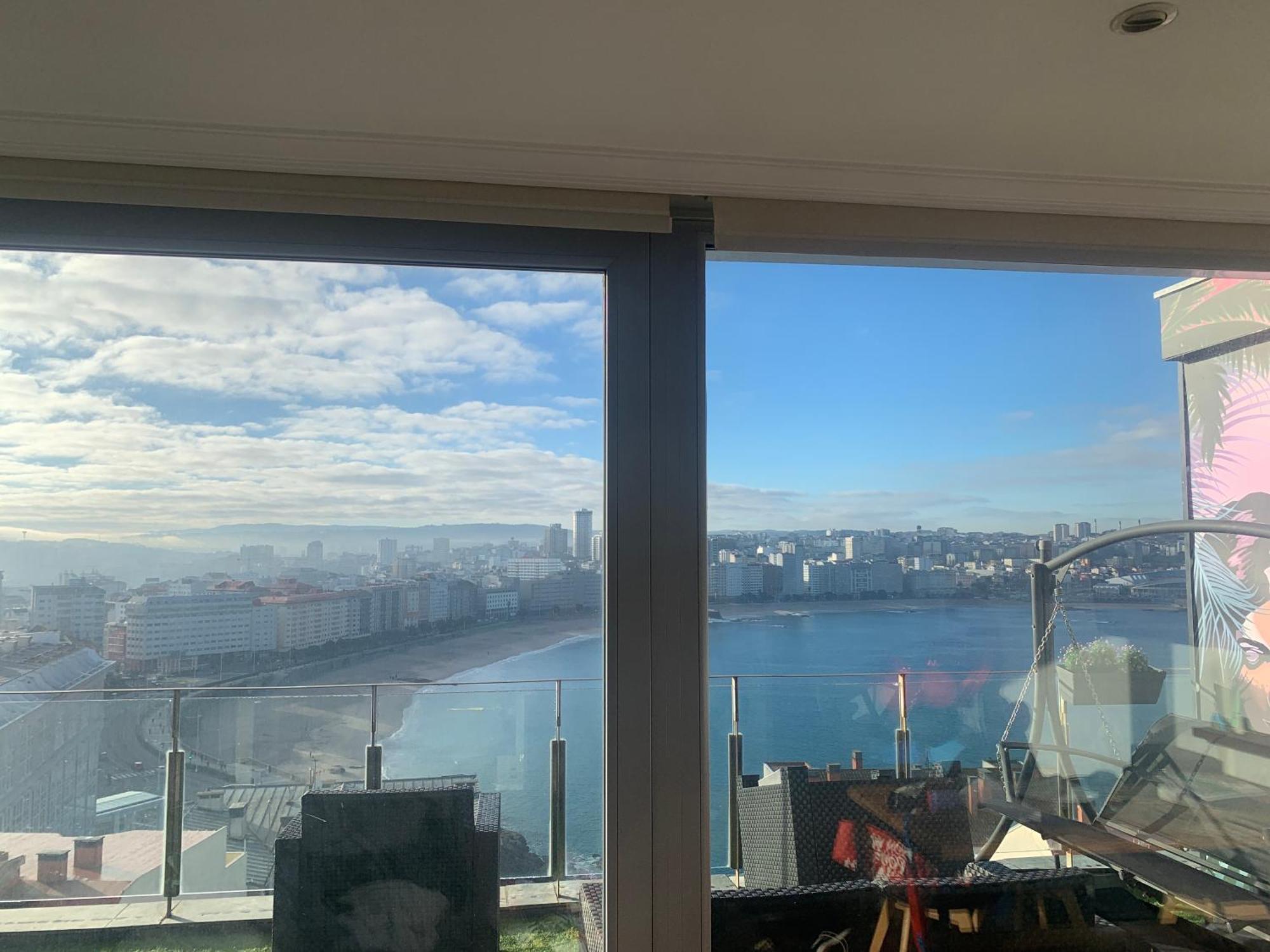 Apartamento Vistas Coruna 3 Habitaciones A Coruna Bagian luar foto